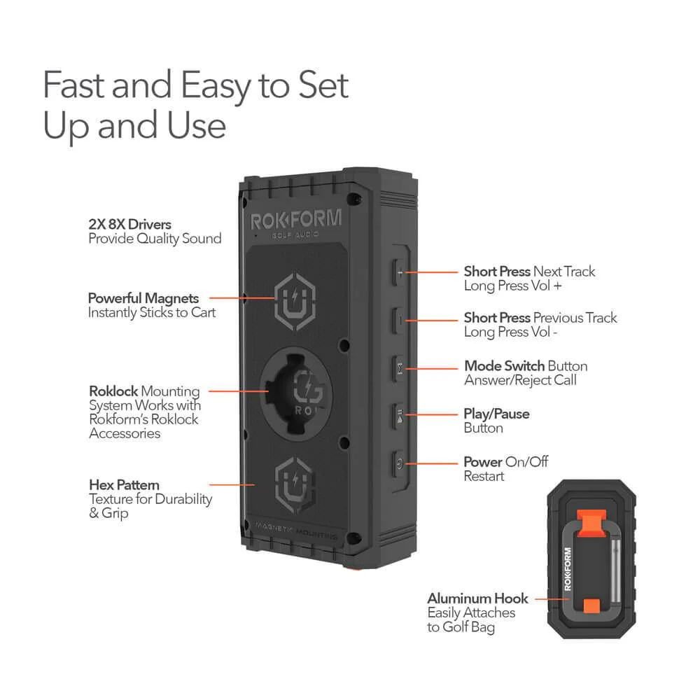 G-ROK Wireless Golf Speaker - Image 4