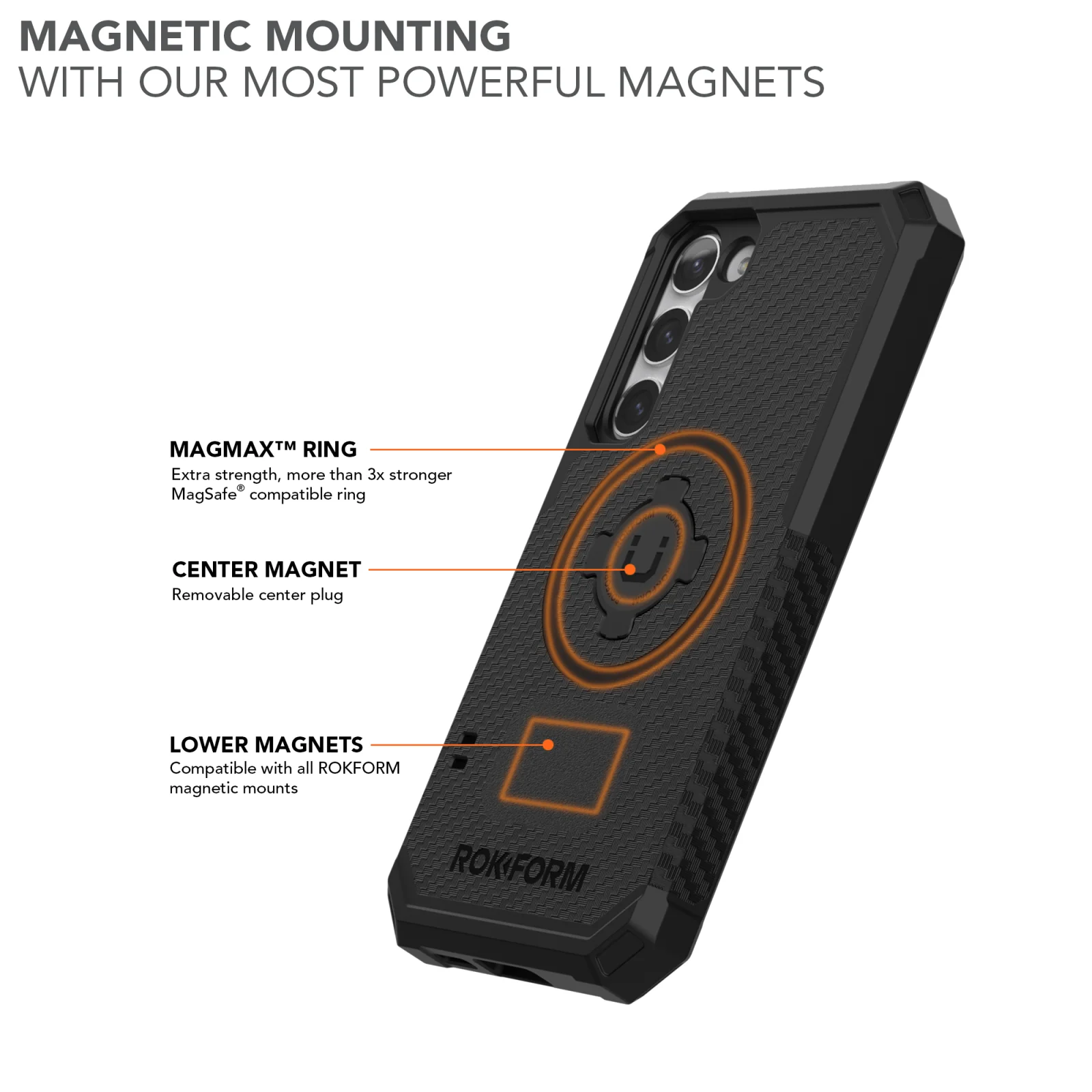 Galaxy S23+ Magnetic Rugged Case - Image 5